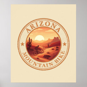 Mtb Az Sedona - Arizona Mountain Bike Poster