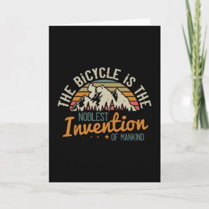 MTB - Bicycle Is The Noblest Invention Card