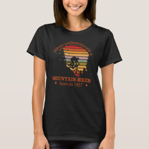Mtb Bicycles Vintage 1957 Birthday Cycling Mountai T-Shirt