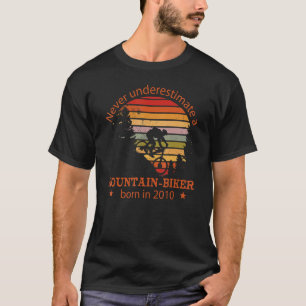 Mtb Bicycles Vintage 2010 Birthday Cycling Mountai T-Shirt