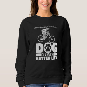 Mtb Dog Biker Biking - Mountain Bike Premium Sweatshirt