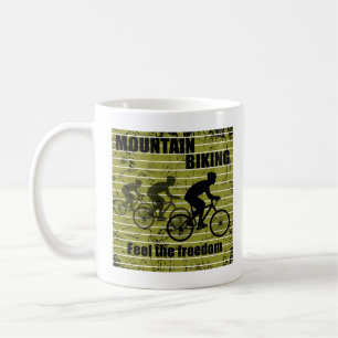 MTB Downhill Bicycle Rider - Mountain Biking Coffee Mug