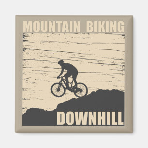 MTB Downhill Mountain Bike Magnet