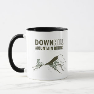 MTB Downhill Mountain Bike Mug
