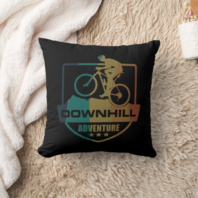 Mtb Downhill Mountain Biking Cushion (Blanket)