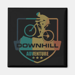 Mtb Downhill Mountain Biking Magnet