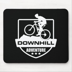 Mtb Downhill Mountain Biking Mouse Pad