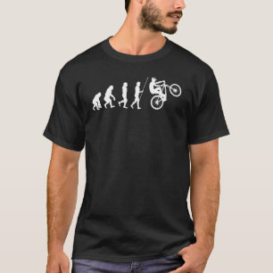 Mtb Evolution Bike Mountain Bicycle Human Evolutio T-Shirt
