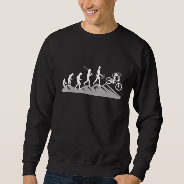MTB Evolution Mountain Bike Sweatshirt (Front)