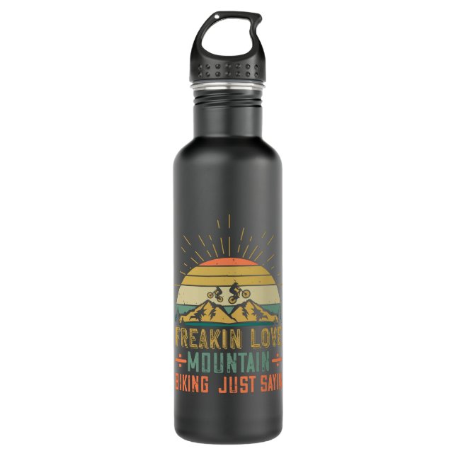 MTB - Freakin Love Mountain Biking 710 Ml Water Bottle (Front)