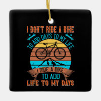 MTB I Ride A Bike To Add Life To My Days