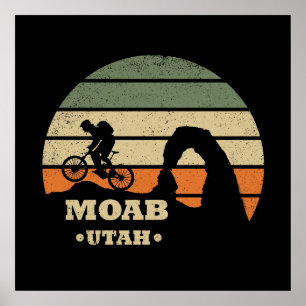Mtb Moab - Utah Mountain Biking Poster