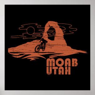 Mtb Moab - Utah Mountain biking Poster
