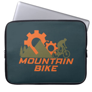 MTB Modern Downhill Mountain Bike Laptop Sleeve