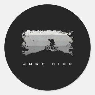 Mtb Mountain Bike Mtb Mountain Bike Classic Round Sticker