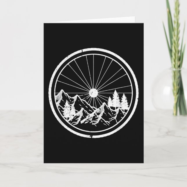 MTB Mountain Bike Trail Card (Front)
