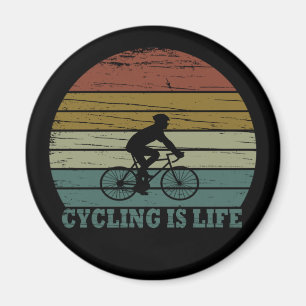 Mtb Mountain Biking Funny Cycling Magnet