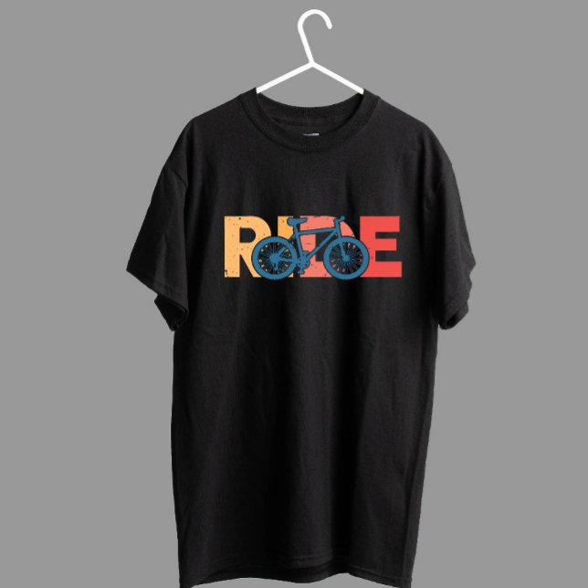 MTB Mountain Biking-RIDE Mountain Bike T-Shirt (Creator Uploaded)