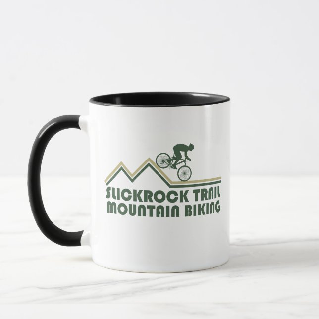 Mtb Mountain Biking - Slickrock Trails Utah Mug (Left)
