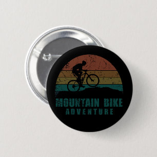 Mtb mountainbike adventure 6 cm round badge