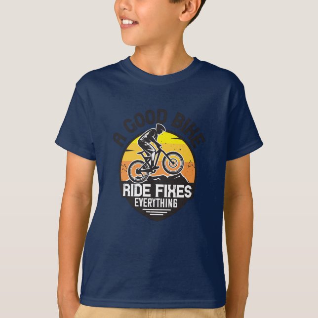 MTB - Ride Fixes Everything T-Shirt (Front)