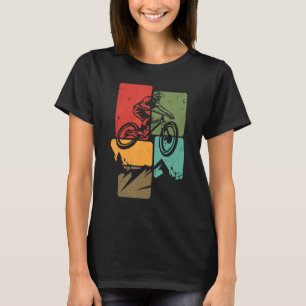 MTB Tshirt for Mountain Biker Retro Mens Mountain