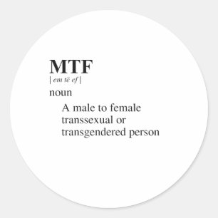 MTF CLASSIC ROUND STICKER