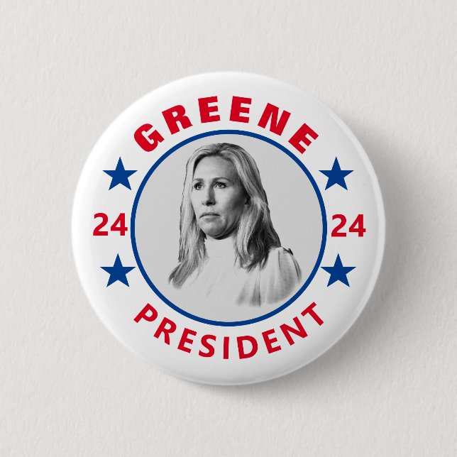 MTG for President 6 Cm Round Badge (Front)