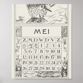 Mtheo van hoytema - kalender - herons art - accord poster