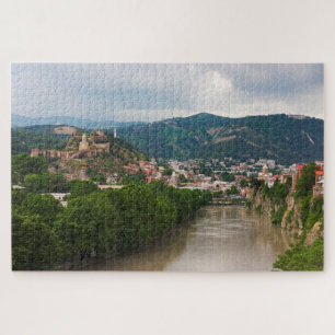 Mt'k'vari River Flowing, Tbilisi Jigsaw Puzzle