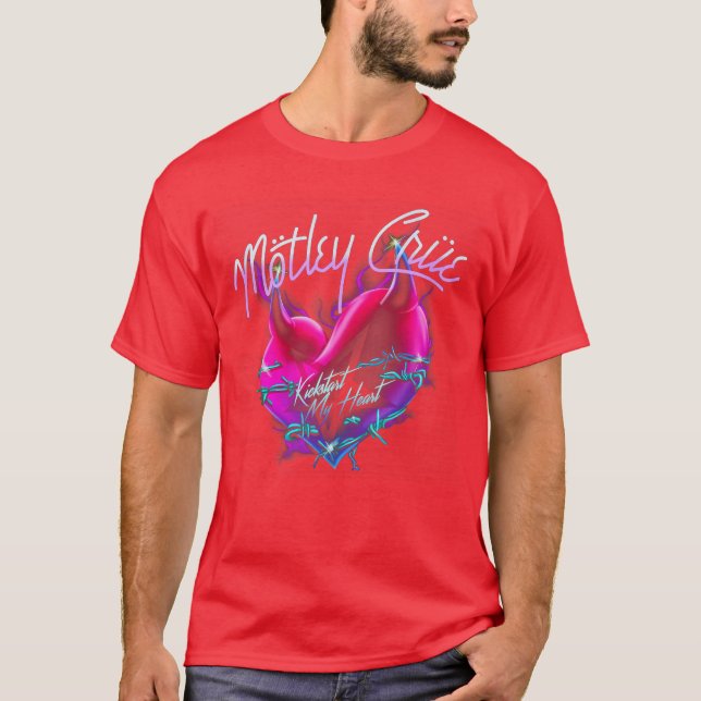 Mtley Cre Kickstart My Heartankop family gift T-Shirt (Front)