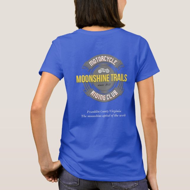 MTMRC Women's T-Shirt, Blue T-Shirt (Back)