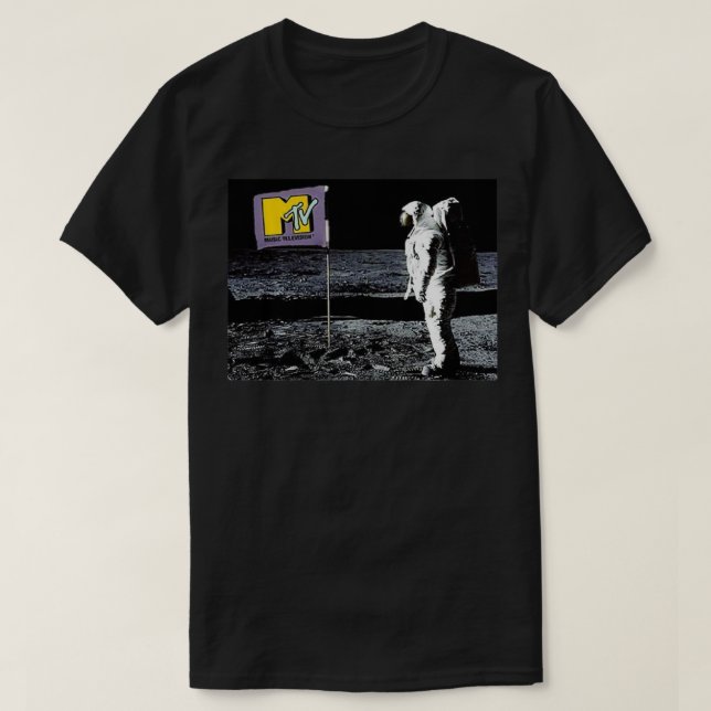 MTV Astronaut Moon  T-Shirt (Design Front)