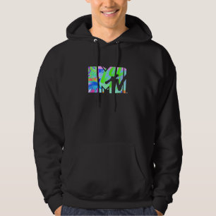 MTV Music Television Retro 80's Spring Break Colla Hoodie