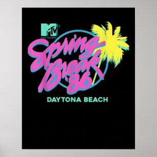 MTV Spring Break Daytona Beach Poster