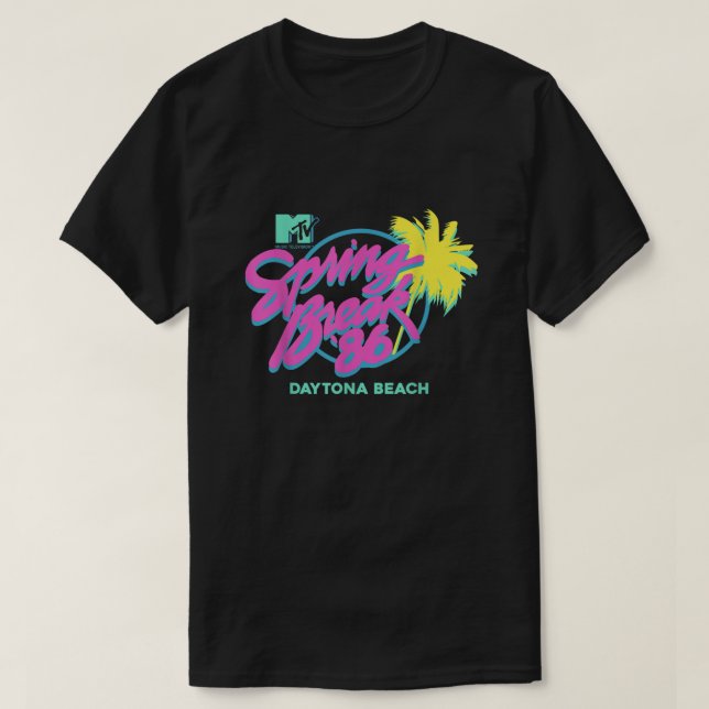 MTV Spring Break Daytona Beach T-Shirt (Design Front)