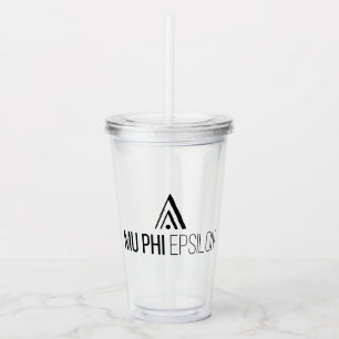 Mu Phi Epsilon Logo Acrylic Tumbler