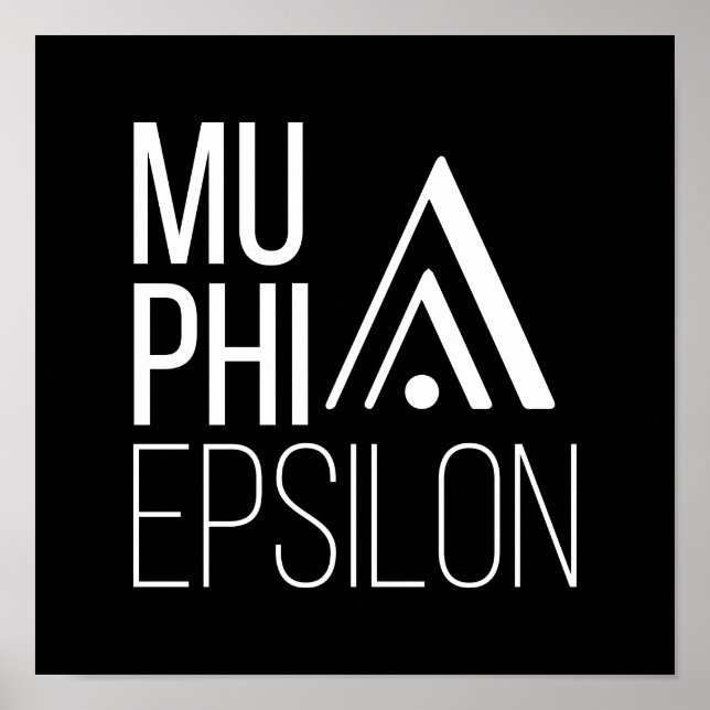 Mu Phi Epsilon Logo Poster (Front)