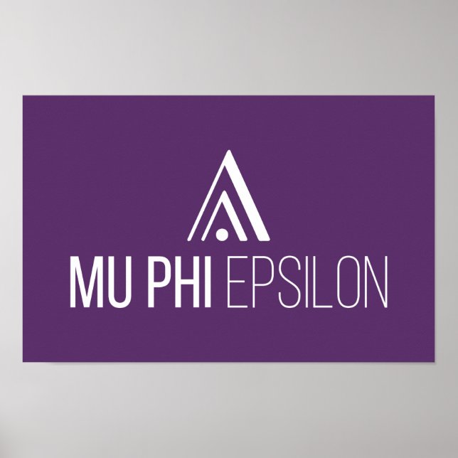 Mu Phi Epsilon Logo Poster (Front)