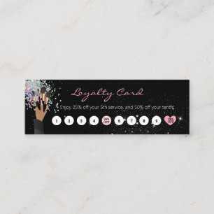 MUA Makeup artist service Customer Discount Loyalty Card