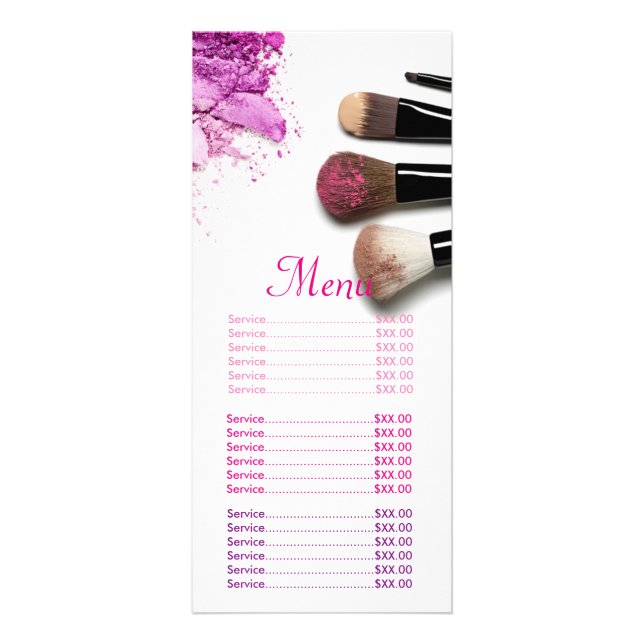 MUA Service Menu (Front)