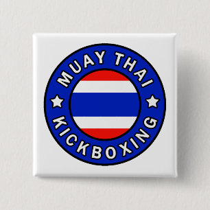 Muay Thai 15 Cm Square Badge