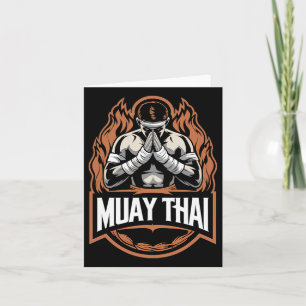 Muay Thai And Thai Boxing Fighter  Card