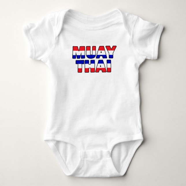 Muay Thai Baby Bodysuit (Front)