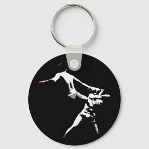 Muay Thai Boxing Action Key Ring