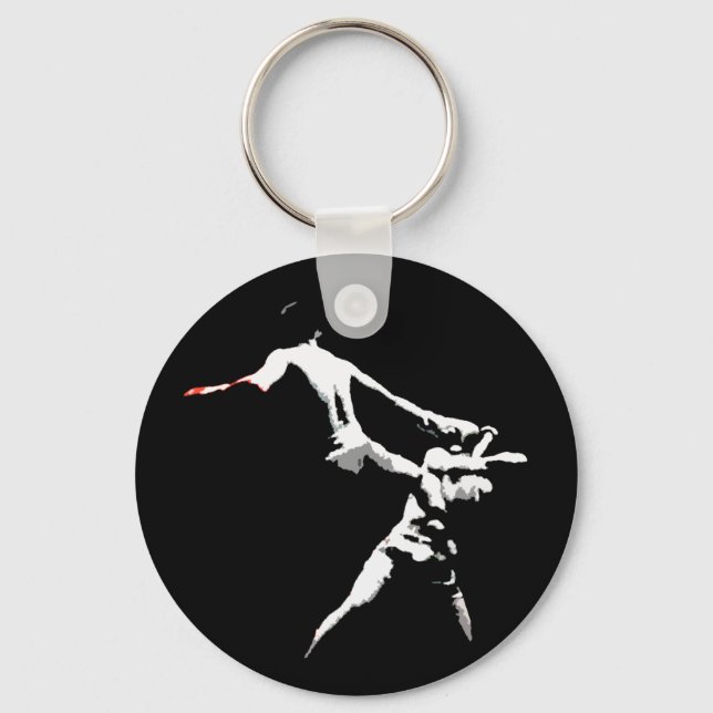 Muay Thai Boxing Action Key Ring (Front)