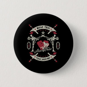 Muay Thai Boxing Art Of Eight Limbs Martial Arts M 6 Cm Round Badge