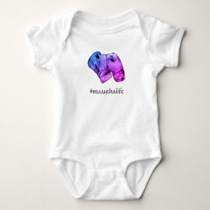 Muay Thai Boxing Gloves Baby Bodysuit