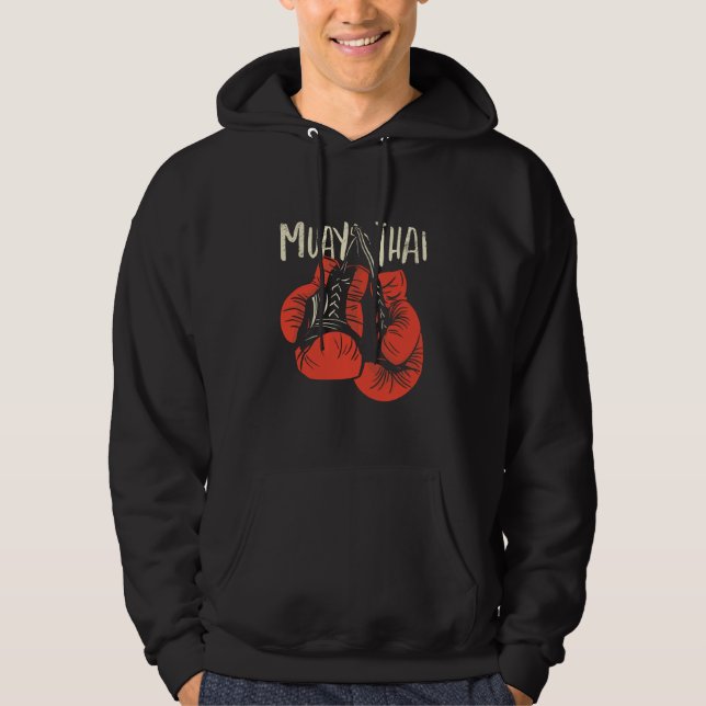 Muay Thai Boxing Hoodie (Front)