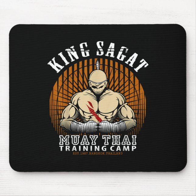 Muay Thai Boxing Training Gym - Sagat Training Cam Mouse Pad (Front)